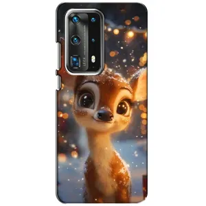 Чохол з принтом «Оленятко серед гірлянд» для Huawei P40