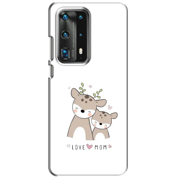 Чехол с принтом «Оленята мама и малыш» для Huawei P40