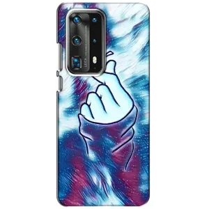 Чехол с принтом «Радужное сердце» для Huawei P40