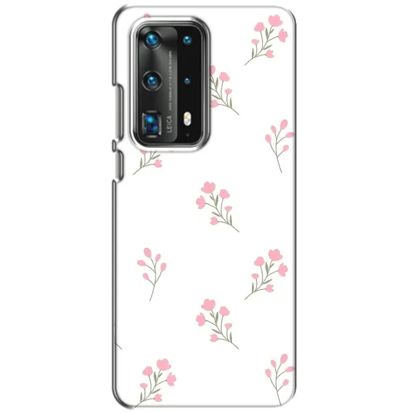 Чохол з принтом «Рожеві квіти» для Huawei P40 Чохол з принтом «Рожеві квіти» для Huawei P40