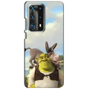 Чохол з мультфільмом Шрек на Huawei P40 (Шрек та Осел)