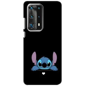 Чохол з принтом Стіч на Huawei P40 (Стіч на чорному)
