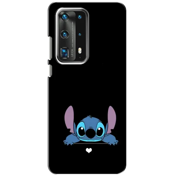 Чохол з принтом «Стіч на чорному» для Huawei P40