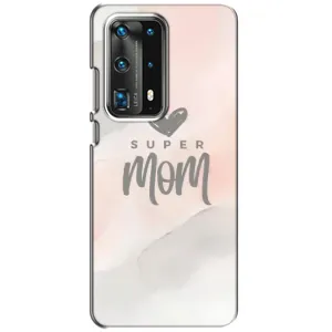 Чехол с принтом «Супер мама» для Huawei P40