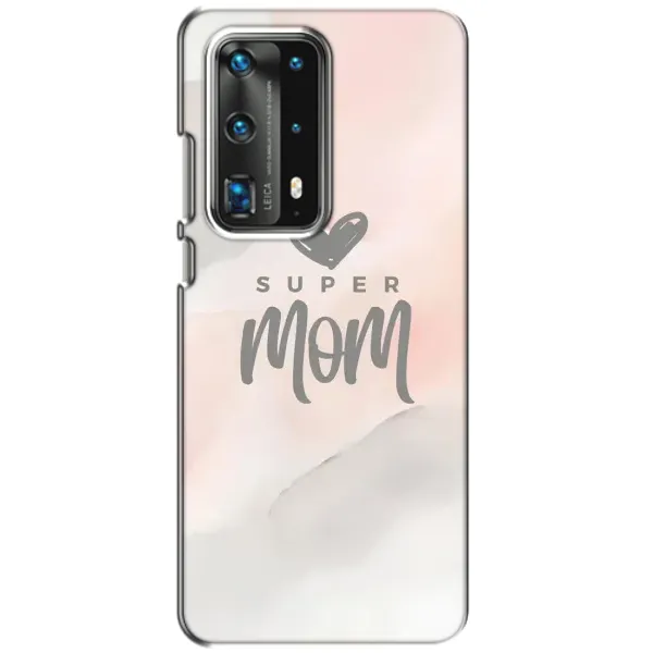 Чехол с принтом «Супер мама» для Huawei P40