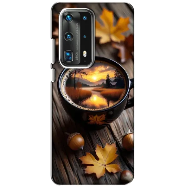 Чохол з принтом «Темна кава» для Huawei P40 Чохол з принтом «Темна кава» для Huawei P40