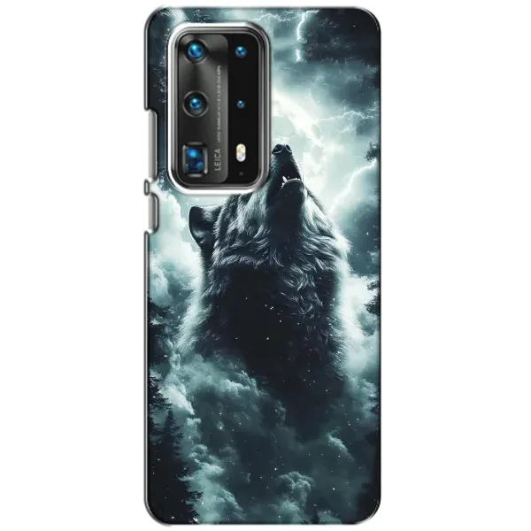 Чохол з принтом «Вовк у хмарах» для Huawei P40 Чохол з принтом «Вовк у хмарах» для Huawei P40