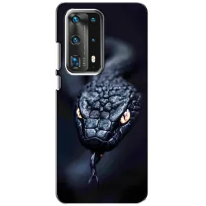 Чохол з картинкою 'Хижаки' для Huawei P40 (Чорна змія)