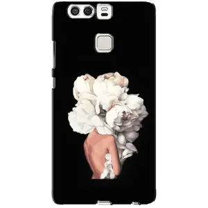 Чехлы (ART) Цветы на Huawei P9 (VPrint) (Білі квіти)