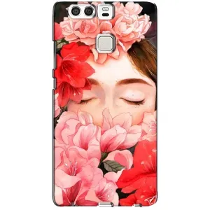 Чехлы (ART) Цветы на Huawei P9 (VPrint) (Очі в квітах)