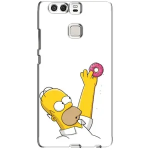 Чjхол з Сімпсонами для Huawei P9 (VPrint) (Гомер з пончиком)