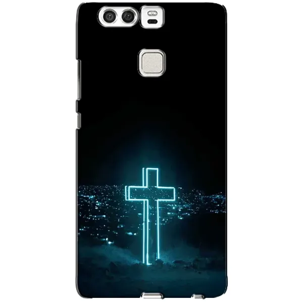 Чохол з принтом «Хрест і місто» для Huawei P9 Чохол з принтом «Хрест і місто» для Huawei P9