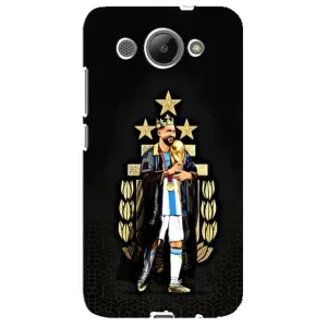 Чохли для Huawei Y3 2017 (Leo чемпіон) (AlphaPrint) (Мессі Король)