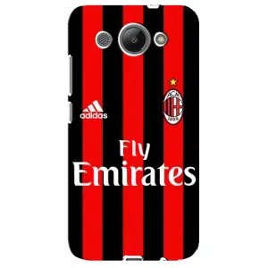 Чехлы для Huawei Y3 2017 (VPrint) - Футбольные клубы (Milan)