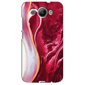Чехол с принтом «Мрамор красный» для Huawei Y3 2017