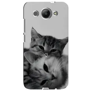 Чохол з малюнком кіт на Huawei Y3 2017 (Пара котів)