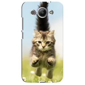 Чохли з Котиками для Huawei Y3 2017 (VPrint) (Прижок кота)