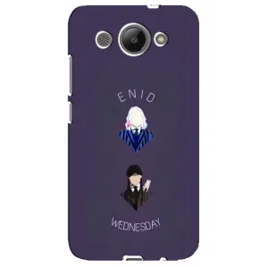 Чехлы Венсдей на Huawei Y3 2017 Уэнсдей (AlphaPrint) (Уэнздей и подруга)