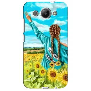 Чехол для Патриота Украины Huawei Y3 2017 - (AlphaPrint) (Украиночка)
