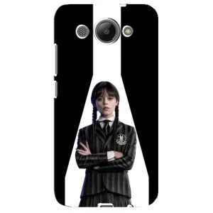 Чехлы Венсдей на Huawei Y3 2017 Уэнсдей (AlphaPrint) (W-Wednesday)