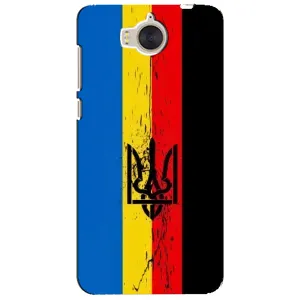 Украинские Чехлы для Huawei Y5-2017, MYA с картинкой УПА (AlphaPrint) (Прапор УПА)