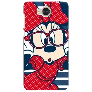 Міккі Маус чохол для Huawei Y5-2017, MYA (AlphaPrint - Мультяшні) (Маус в окулярах)