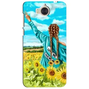 Чохол для Патріота України Huawei Y5-2017, MYA - (AlphaPrint) (Україночка)