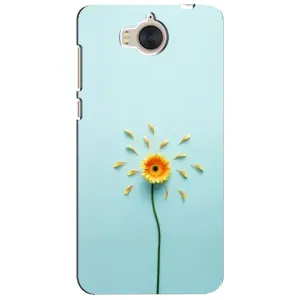 Чехлы с Цветами для Huawei Y5-2017, MYA (VPrint) (Желтый цветок)