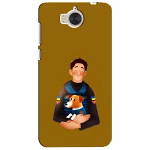 Чохли з картинкою собаки Патрон для Huawei Y5-2017, MYA (AlphaPrint) (ЗСУ Патрон)