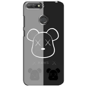 Чохли для Huawei Y6 Prime 2018 - Bearbrick Louis Vuitton (PREMIUMPrint) (БеарБрік очі)