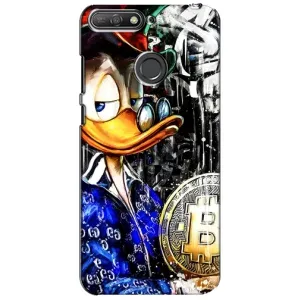 Чехли для Хуавей Y6 Прайм 2018 - Scrooge MagDag (PREMIUMPrint) (Біткойн Скрудж)