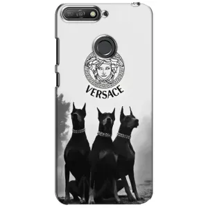 Чохли VERSACE для Хуавей Y6 Прайм 2018 (PREMIUMPrint) (Доберман Версаче)
