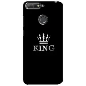 Чохол з Короною Хуавей Y6 Прайм 2018 - (AlphaPrint) (KING)