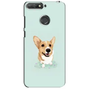 Чехлы с собаками для Huawei Y6 Prime 2018 (VPrint) (Корги)