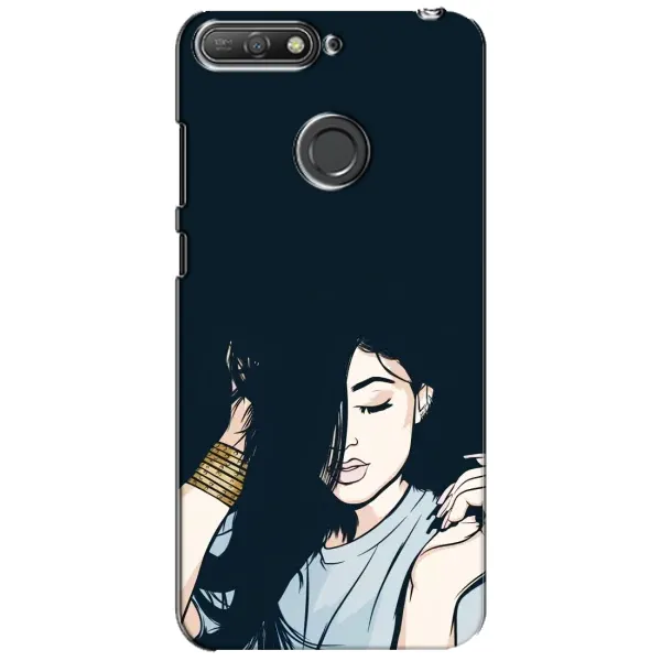 Чохол з принтом «Гарна дівчина» для Huawei Y6 Prime 2018