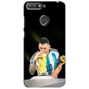 Чохли для Huawei Y6 Prime 2018 (Leo чемпіон) (AlphaPrint) (Кубок Мессі)