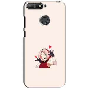 Чохли Персонажі Аніме Наруто для Huawei Y6 Prime 2018 (AlphaPrint) (Лайк Сакура)