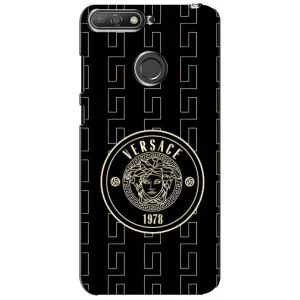 Чохли VERSACE для Хуавей Y6 Прайм 2018 (PREMIUMPrint) (Лого Версаче)