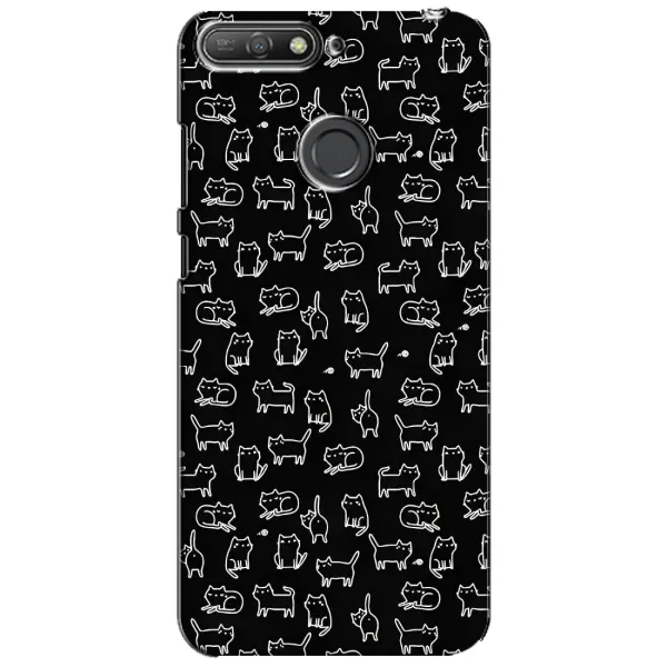 Чехол с принтом «Меленькие котики» для Huawei Y6 Prime 2018 Чехол с принтом «Меленькие котики» для Huawei Y6 Prime 2018