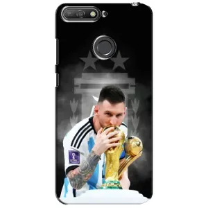 Чохли для Huawei Y6 Prime 2018 (Leo чемпіон) (AlphaPrint) (Мессі Чемпіон)