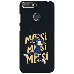Чохли для Huawei Y6 Prime 2018 (Leo чемпіон) (AlphaPrint) (Messi ПСЖ)
