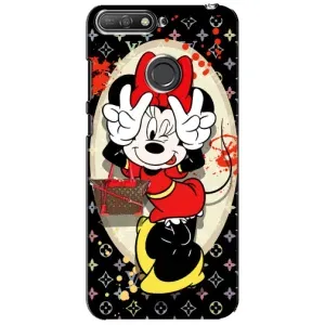 Чехол Disney Mouse Huawei Y6 Prime 2018 (PREMIUMPrint) (Минни peace)