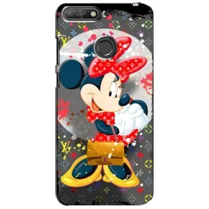 Чехол Disney Mouse Huawei Y6 Prime 2018 (PREMIUMPrint) (Minni с бантиком)