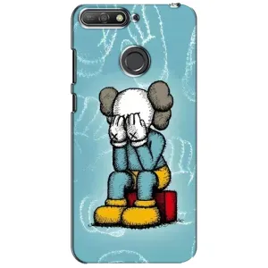 Чохли для Huawei Y6 Prime 2018 - Bearbrick Louis Vuitton (PREMIUMPrint) (Плач Bearbrick)