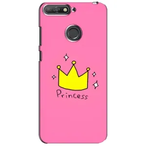 Чохол з картинкою (Стильні) Хуавей Y6 Прайм 2018 - (AlphaPrint) (Princess)