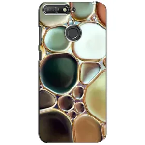 Мраморний чехол на Huawei Y6 Prime 2018 (VPrint) (Радужний Мрамор)