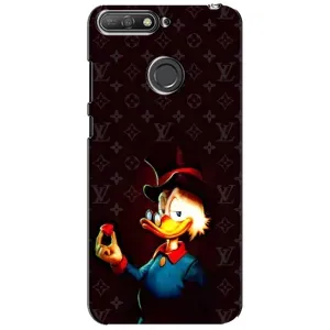 Чехли для Huawei Y6 Prime 2018 - Скрудж МакДак Louis Vuitton (PREMIUMPrint) (Скрудж з ботліантом)
