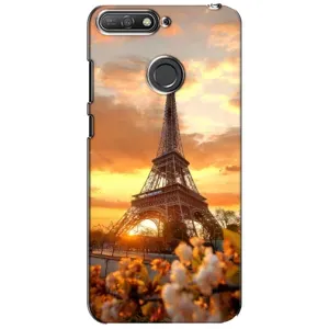 Чохол Ейфелева Вежа Huawei Y6 Prime 2018 - (AlphaPrint) (Сонячня вежа)