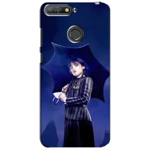 Чохли Венсдей на Huawei Y6 Prime 2018 Уенсдей (AlphaPrint) (Венздей з парасолькою)