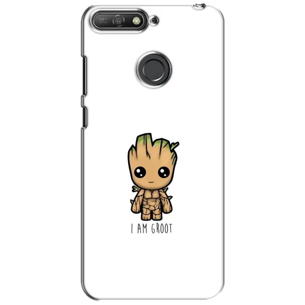 Чохол з принтом «Я є Грут» для Huawei Y6 Prime 2018 Чохол з принтом «Я є Грут» для Huawei Y6 Prime 2018